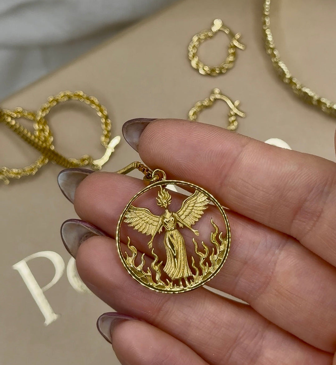 Phoenix necklace Pendam jewelry