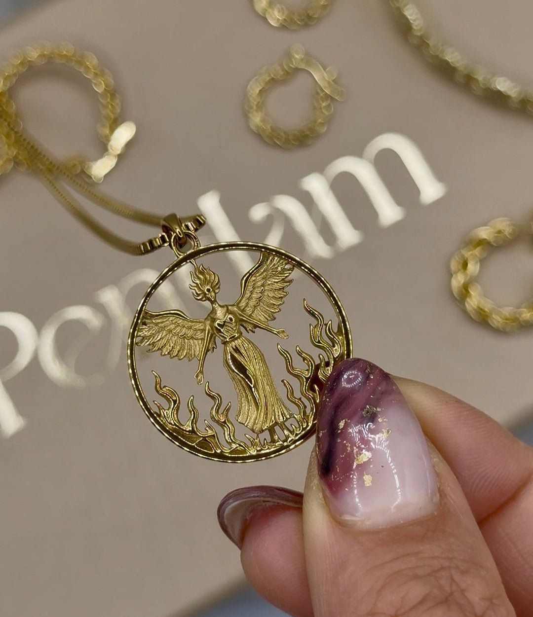 Phoenix necklace - Pendam jewelry