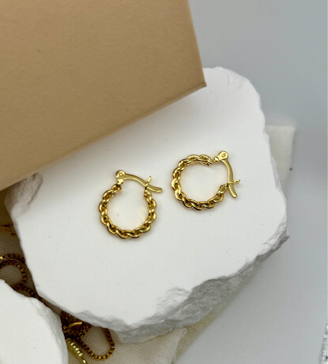 The Aurelia braided Hoops Pendam jewelry
