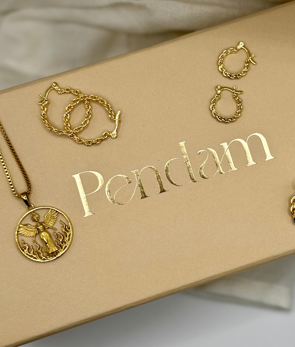 The Aurelia braided Hoops Pendam jewelry